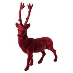 BAUHAUS Dekofigur Hirsch Bordeaux, Kunststoff, Höhe: 40 Cm -Jalousien Verkäufe 12 862