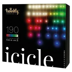 BAUHAUS Twinkly LED-Lichterkette Icicle Außen, 5 M, 190-flammig, Lichtfarbe: RGB -Jalousien Verkäufe 12 880