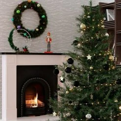 BAUHAUS Weihnachtskugeln 12 Stk., Durchmesser: 8 Cm, Ebony Black, Glas -Jalousien Verkäufe 12 904