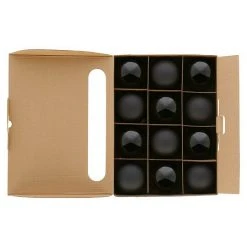 BAUHAUS Weihnachtskugeln 12 Stk., Durchmesser: 8 Cm, Ebony Black, Glas -Jalousien Verkäufe 12 905