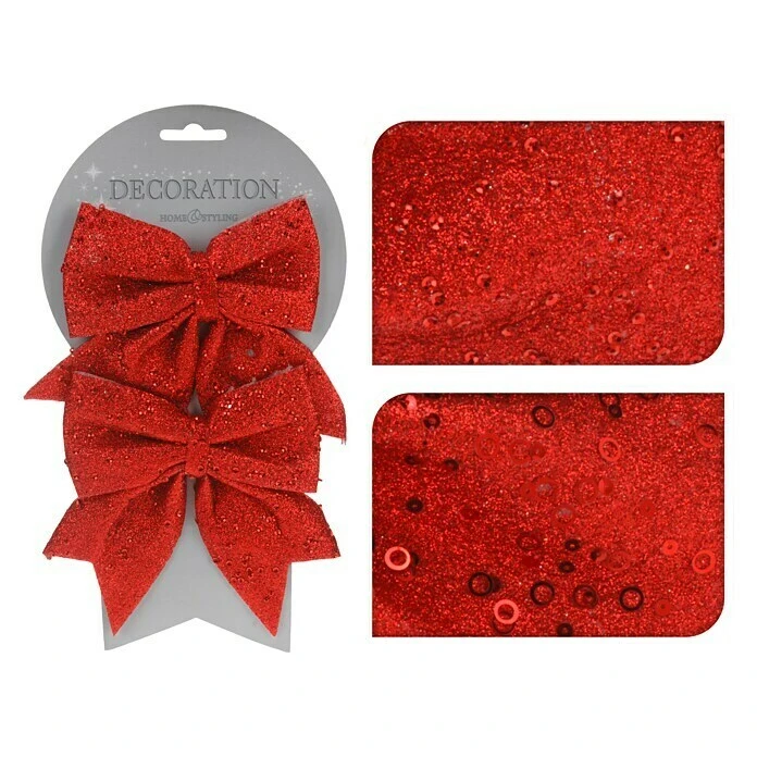 BAUHAUS Deko-Schleife Rot, 2 Stk. 3 BAUHAUS Deko-Schleife Rot, 2 Stk.