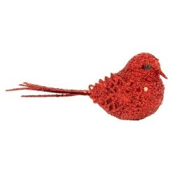 BAUHAUS Christbaumschmuck Vogel Rot, Kunststoff, 1 Stk.