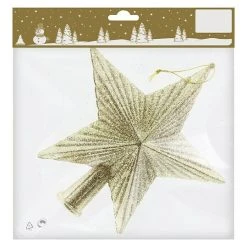 BAUHAUS Christbaumspitze Stern B X H: 18 X 19 Cm, Gold