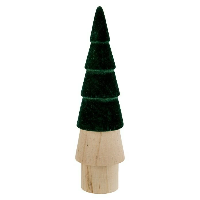 BAUHAUS Dekofigur Weihnachtsbaum Höhe: 33 Cm, Holz, Grün 3 BAUHAUS Dekofigur Weihnachtsbaum Höhe: 33 Cm, Holz, Grün