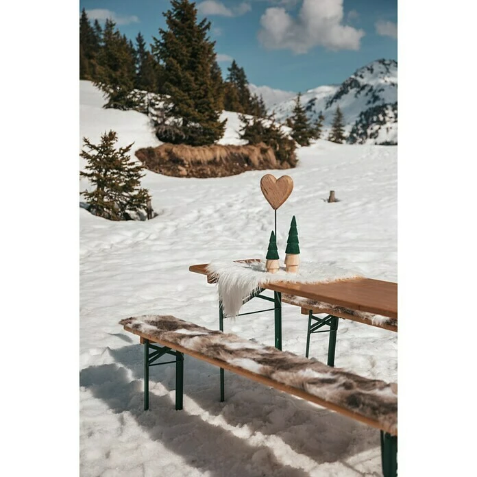 BAUHAUS Dekofigur Weihnachtsbaum Höhe: 33 Cm, Holz, Grün 4 BAUHAUS Dekofigur Weihnachtsbaum Höhe: 33 Cm, Holz, Grün – Bild 2